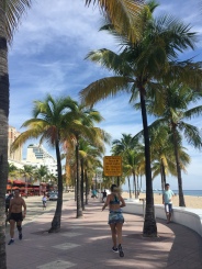 The main strip of Fort Lauderdale Beach