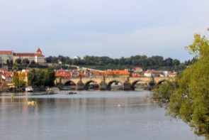 First view of Charles Bridge
